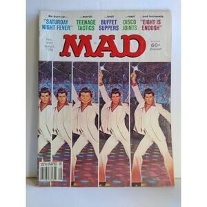 MAD Magazine #201 Sept 1978 Saturday Night Fever Eight Is Enough Comic Parody